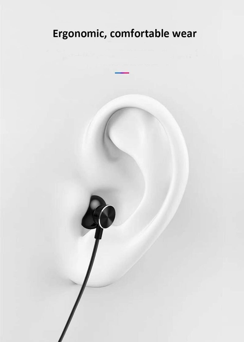 ApexOne Wired Metal in-Ear Earbuds Headphones with MIC &Volume Control and Pocket Case, Crystal Clear Sound Bass Stereo Noise Isolating Earphones (Earbuds, Sky Blue Case and 2 Small Tips Included) - Image 4
